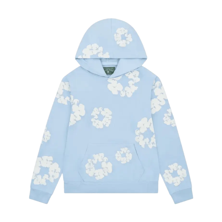 Denim Tears The Cotton Wreath Sweatshirt Powder Blue VOSneakers