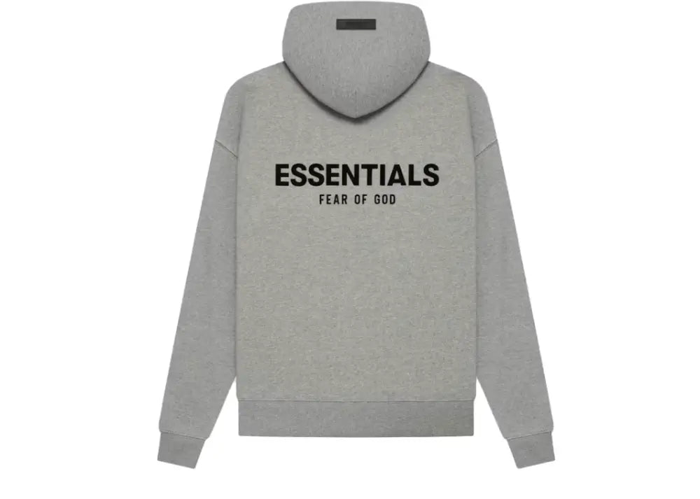 Fear Of God Essentials Hoodie Dark Oatmeal Fear Of God