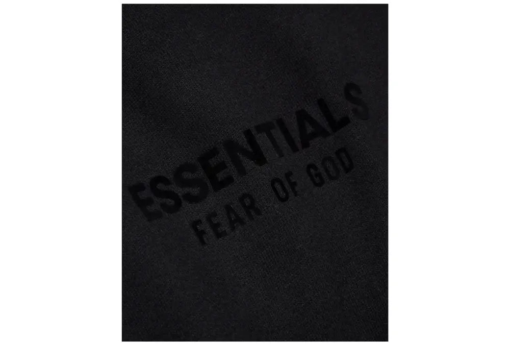 Fear Of God Essentials Hoodie Jet Black Fear Of God