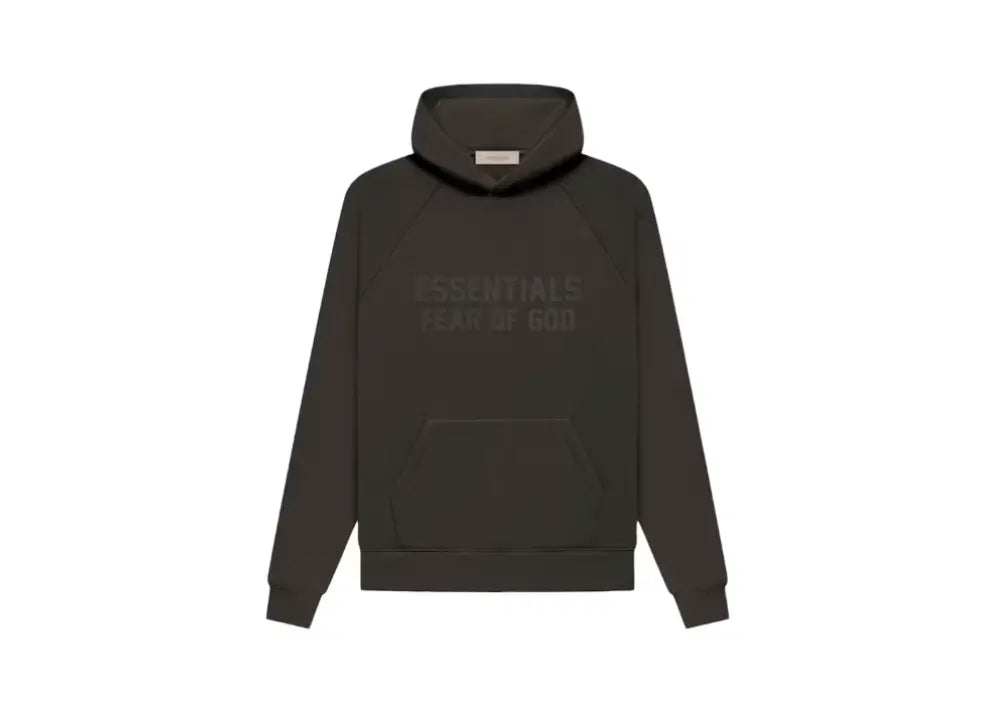 Fear Of God Essentials Hoodie Off Black Fear Of God