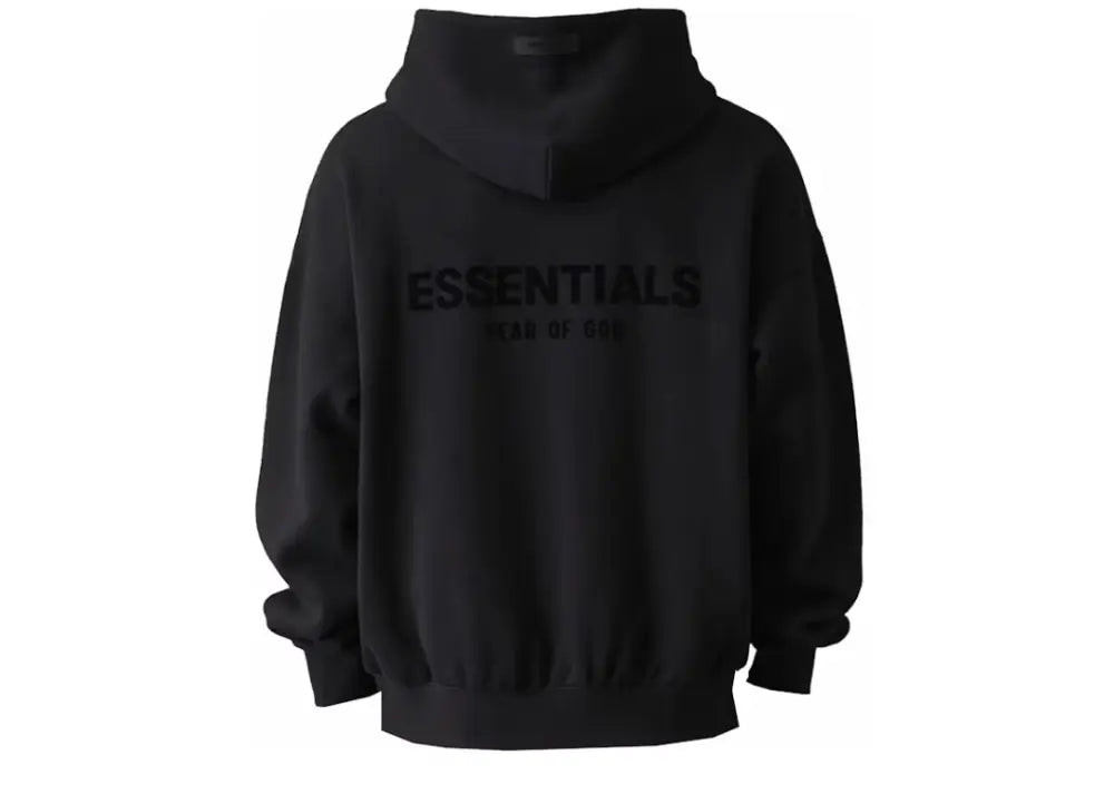 Fear Of God Essentials Pullover Chest Logo Hoodie Stretch Limo/Black Fear Of God
