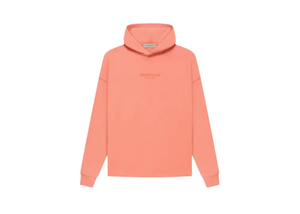 Fear Of God Essentials Relaxed Hoodie Coral Fear Of God