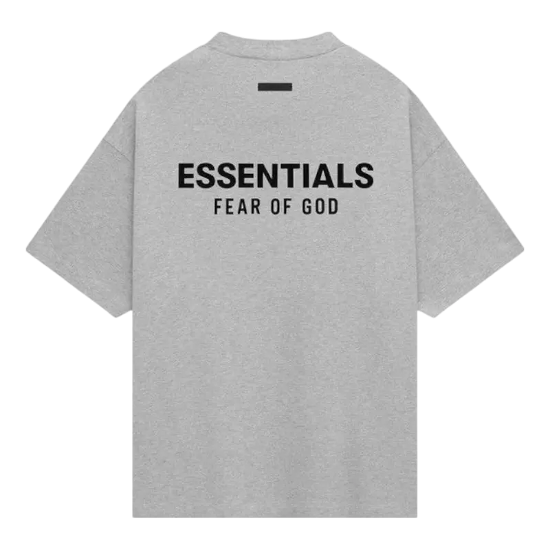 Fear of God Essentials Jersey Crewneck T-Shirt Light Heather Gray VOSneakers