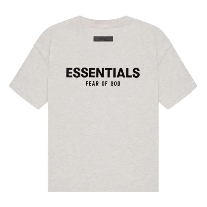 Fear of God Essentials T-shirt Light Oatmeal SS22 VOSneakers