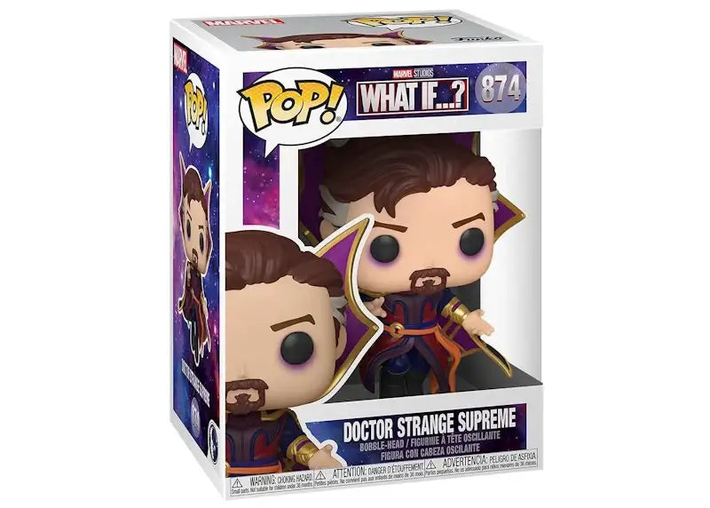 Funko Pop! Marvel Studios What If...? Doctor Strange Supreme Figure #874 - VOSneakers