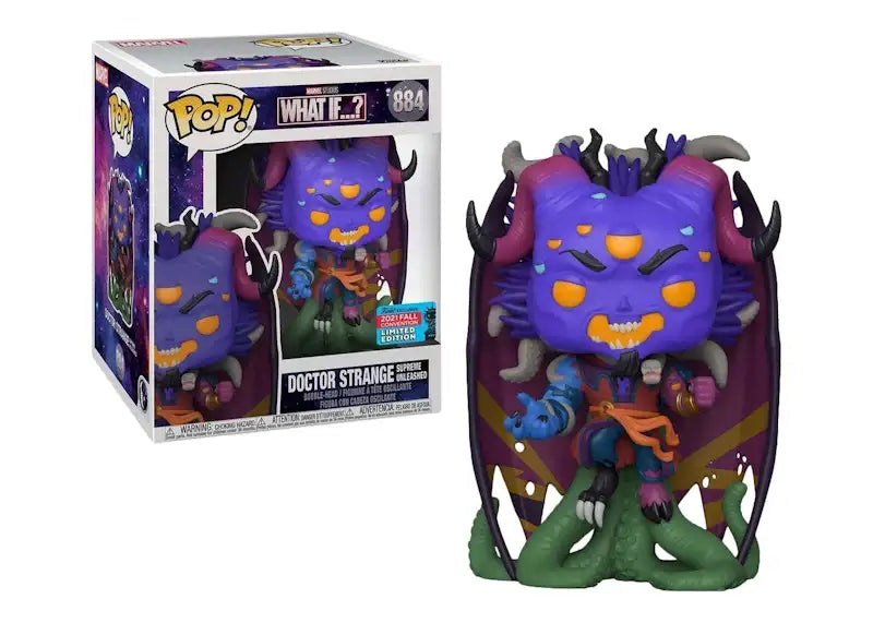 Funko Pop! Marvel What If? Doctor Strange Supreme Unleashed Fall Convention Exclusive Figure #884 - VOSneakers