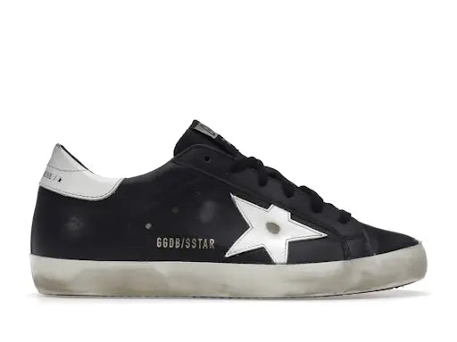 Golden Goose Super-Star Black White Leather (Women's) Golden Goose