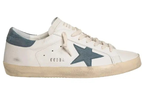 Golden Goose Super-Star White Blue Suede Golden Goose