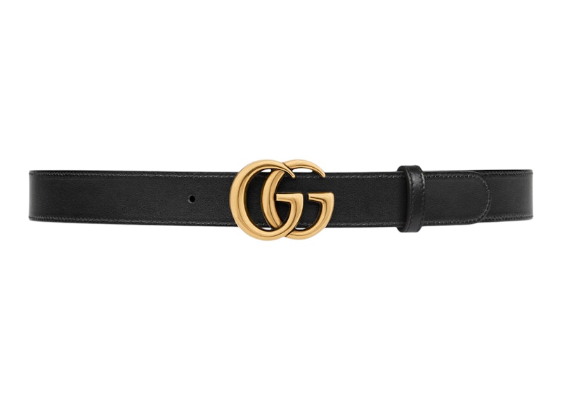 Gucci GG Marmont Reversible Belt GG Supreme Beige/Ebony/Black - VOSneakers