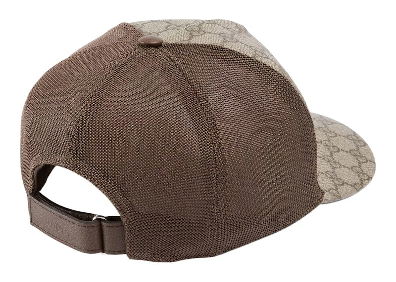 Gucci GG Supreme Baseball Hat Beige/Ebony - VOSneakers