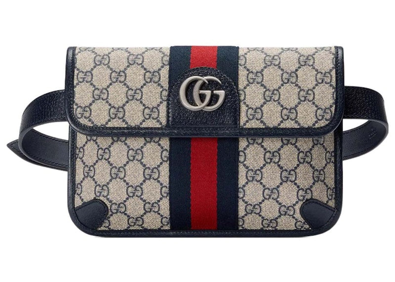 Gucci GG Supreme Belt Bag Grey - VOSneakers