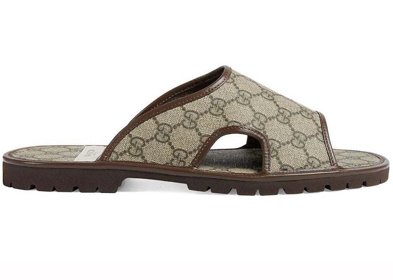 Gucci GG Supreme Tofflor Biege - VOSneakers