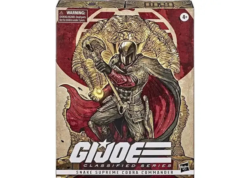 Hasbro G.I. JOE Classified Series Snake Supreme Cobra Commander SDCC Exclusive Action Figure - VOSneakers