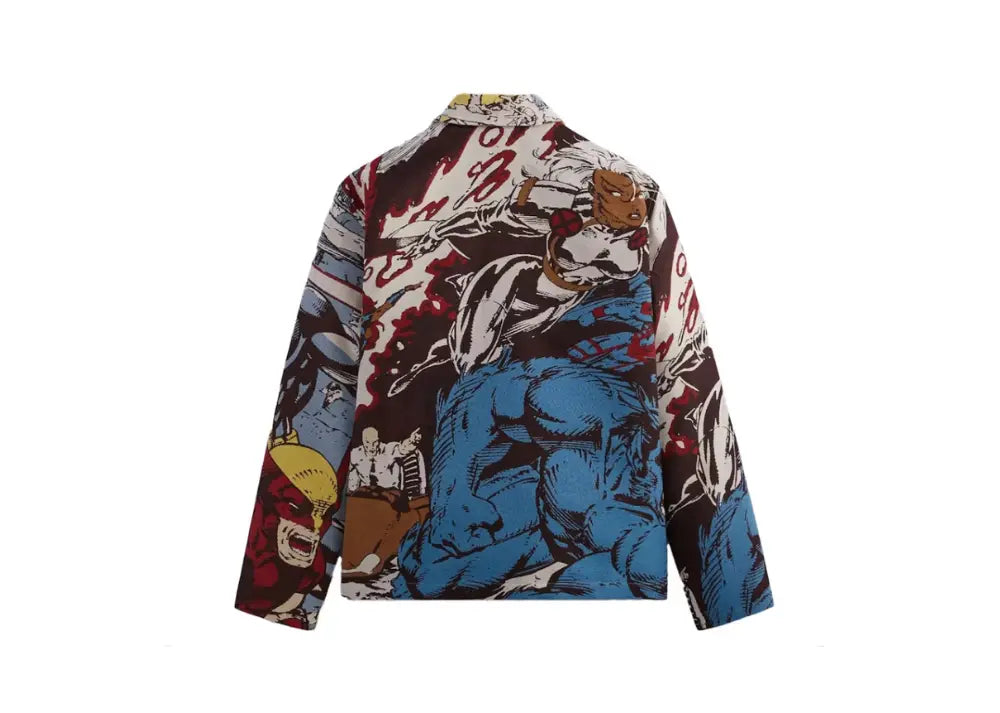Kith x Marvel X-Men Tapestry Coaches Jacket Black PH Kith
