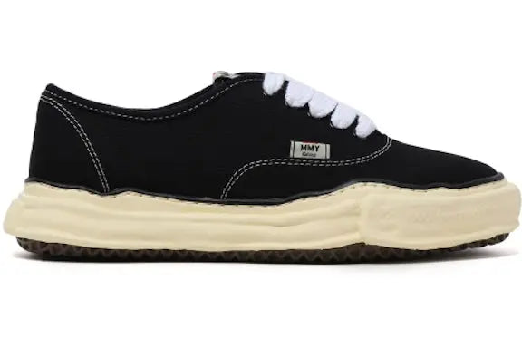 Maison Mihara Yasuhiro Baker Vintage OG Sole Canvas Low Black White Maison Mihara Yasuhiro