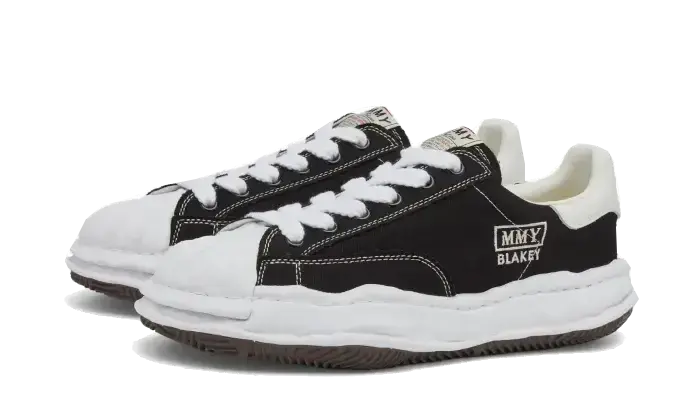 Maison Mihara Yasuhiro Blakey OG Sole Canvas Low Black White Maison Mihara Yasuhiro
