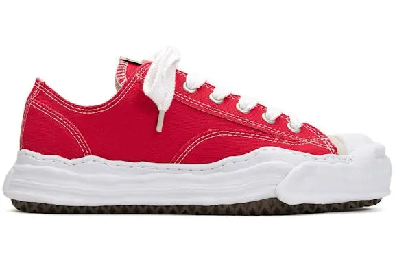 Maison Mihara Yasuhiro Hank OG Sole Canvas Low Red Maison Mihara Yasuhiro