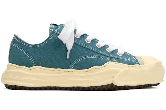 Maison Mihara Yasuhiro Hank Vintage Sole Canvas Low Blue Maison Mihara Yasuhiro