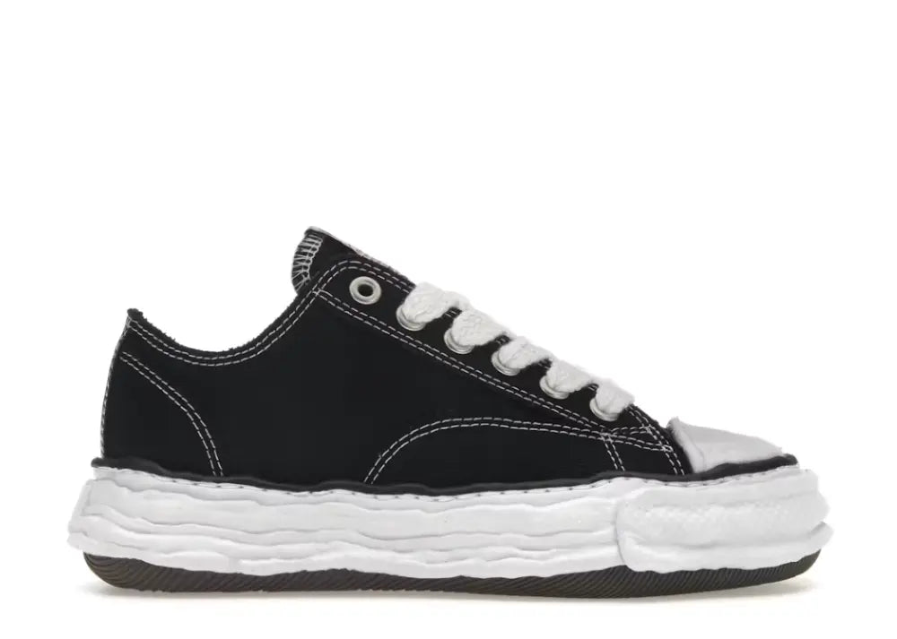 Maison Mihara Yasuhiro Peterson 23 OG Sole Canvas Low Black White Maison Mihara Yasuhiro