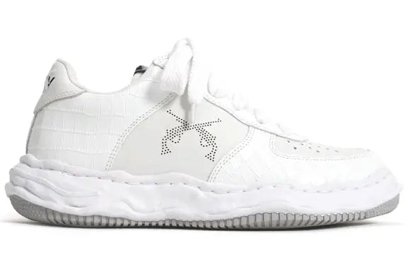 Maison Mihara Yasuhiro Wayne OG Sole Leather Low Roarguns White Maison Mihara Yasuhiro