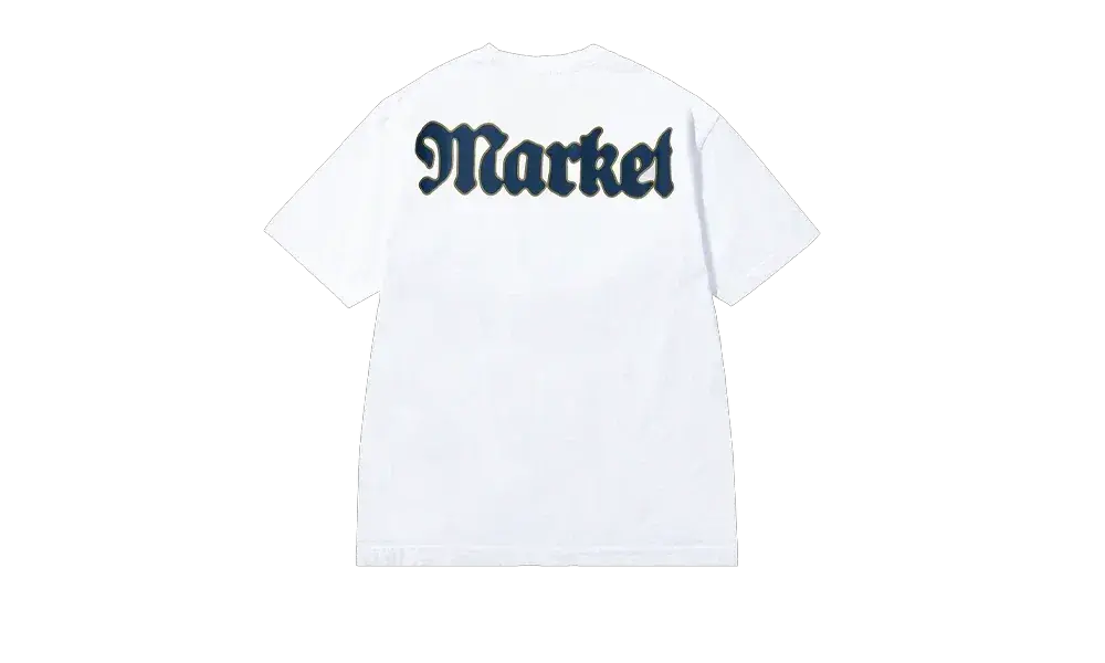 Market Studios T-Shirt Pure Gold White Market Studios