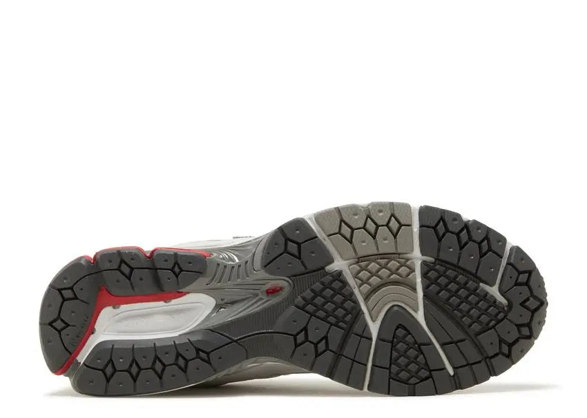 New Balance 2002R Silver Metallic Team Red New Balance