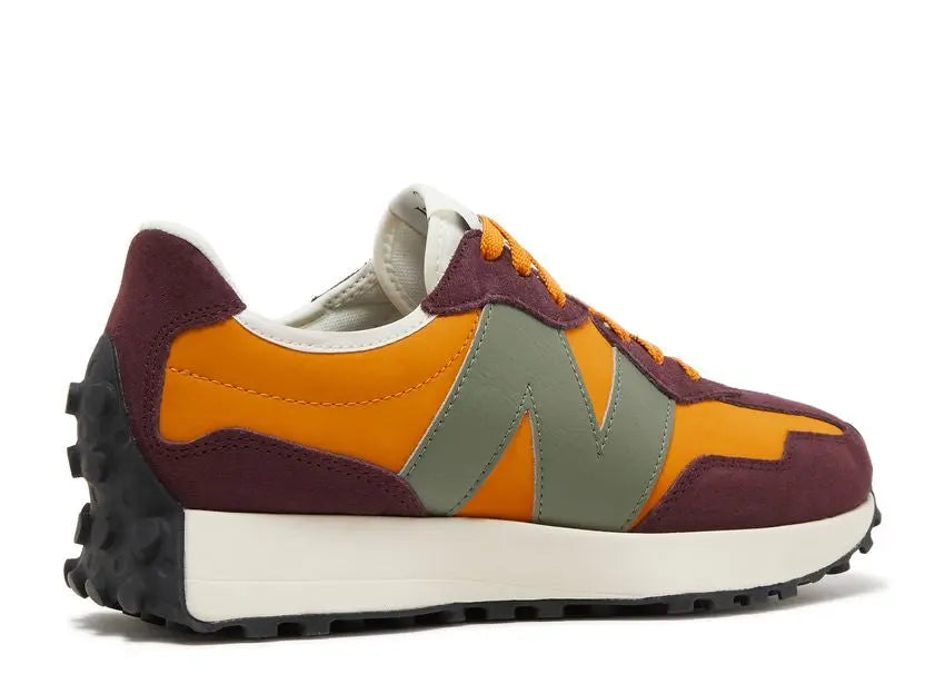 New Balance 327 Madras Orange Burgundy New Balance