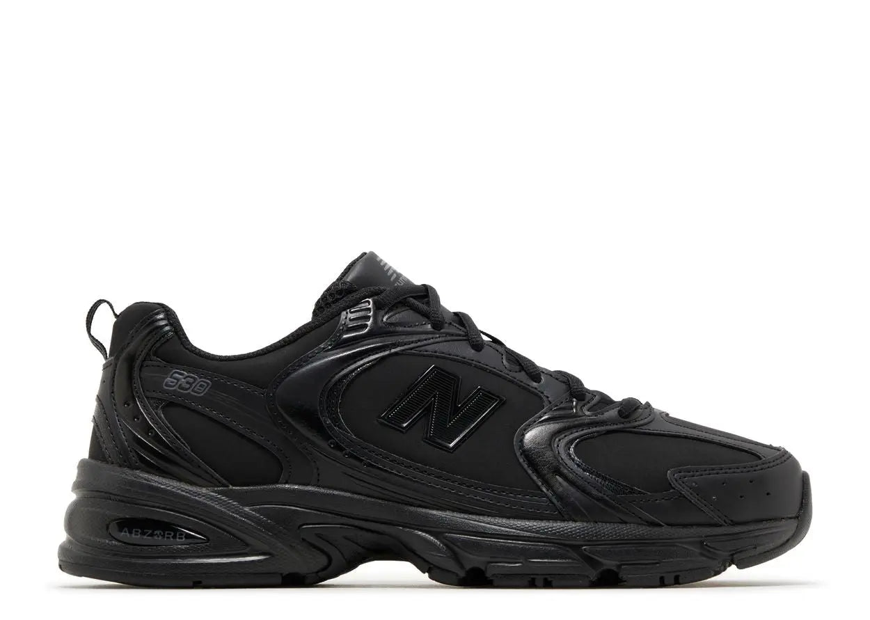 New Balance 530 Triple Black Leather New Balance