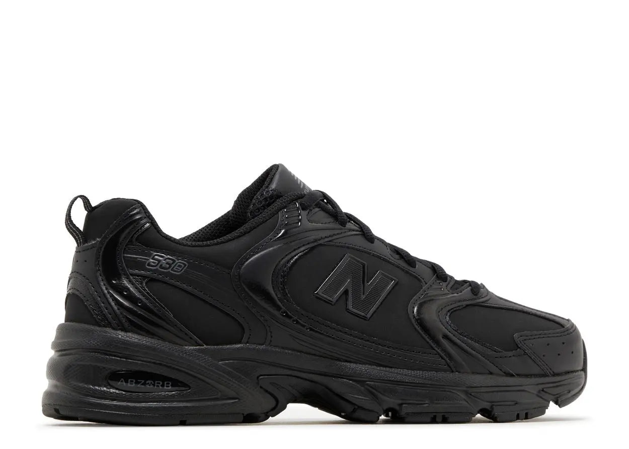New Balance 530 Triple Black Leather New Balance