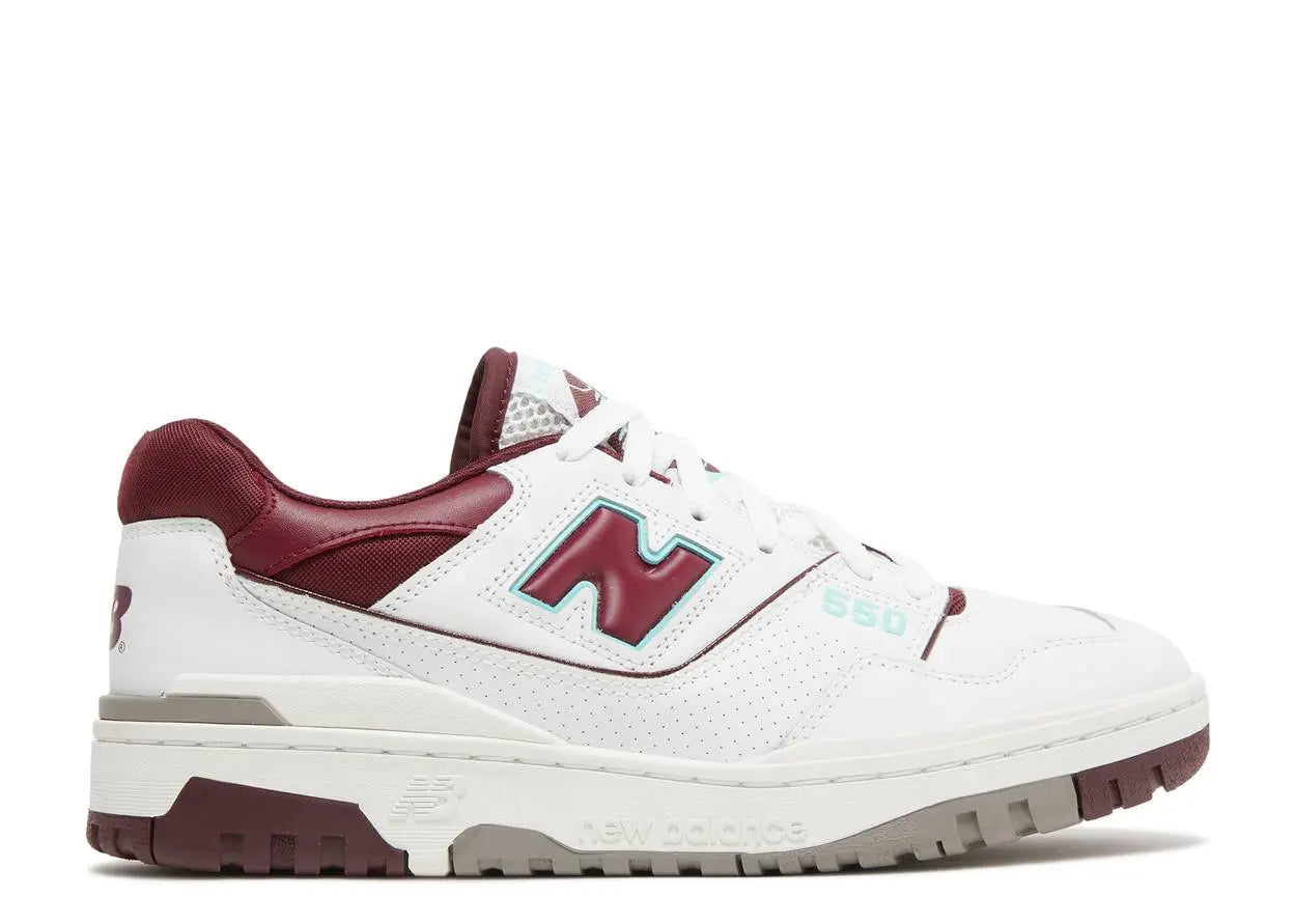 New Balance 550 Burgundy Turquoise New Balance