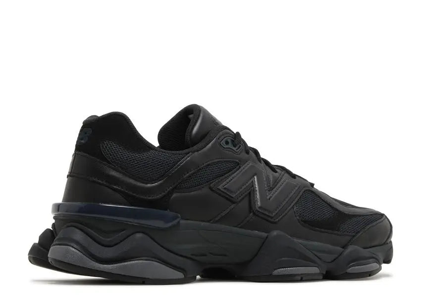 New Balance 9060 Triple Black Leather New Balance