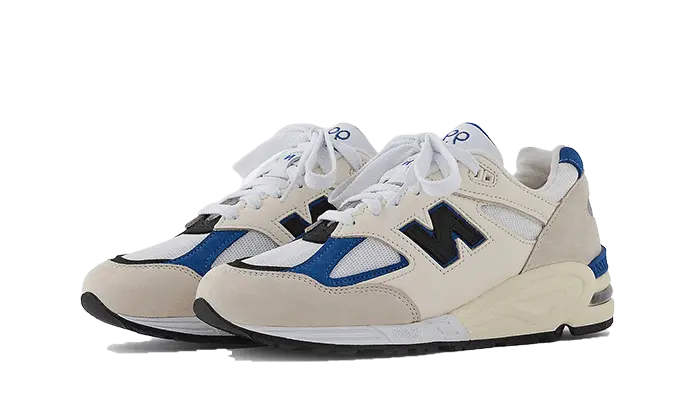 New Balance 990 V2 Made In Usa White Blue New Balance