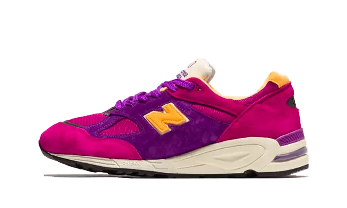 New Balance 990 V2 Miusa Teddy Santis Purple Yellow New Balance