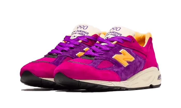 New Balance 990 V2 Miusa Teddy Santis Purple Yellow New Balance