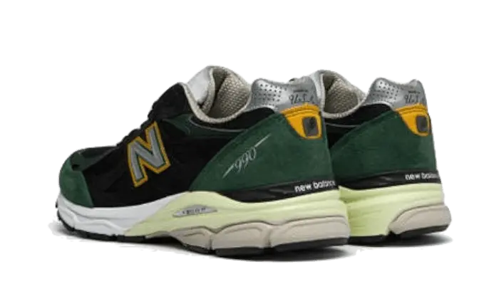New Balance 990 V3 Black Green Yellow New Balance