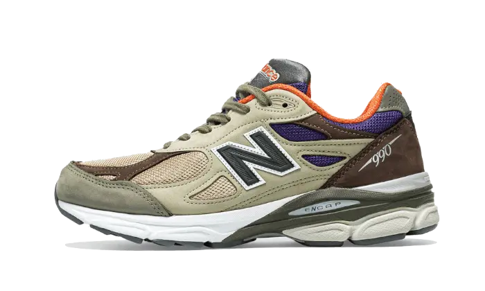 New Balance 990 V3 Made In Usa Tan Blue New Balance
