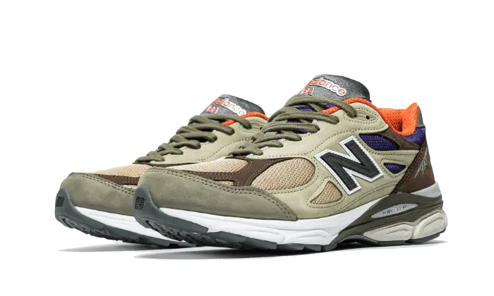 New Balance 990 V3 Made In Usa Tan Blue New Balance