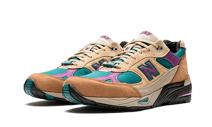 New Balance 991 Made In UK Palace Brown Teal New Balance