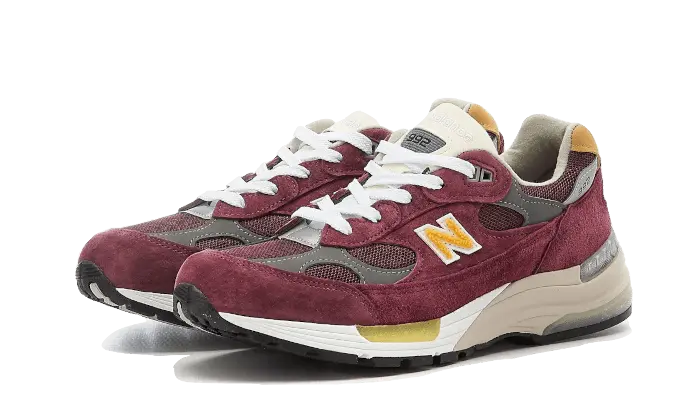 New Balance 992 Burgundy Gold New Balance