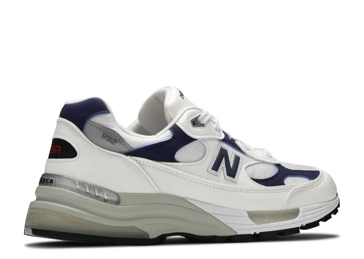New Balance 992 White Navy New Balance