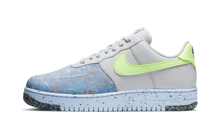 Nike Air Force 1 Low Crater Pure Platinum Barely Volt Nike