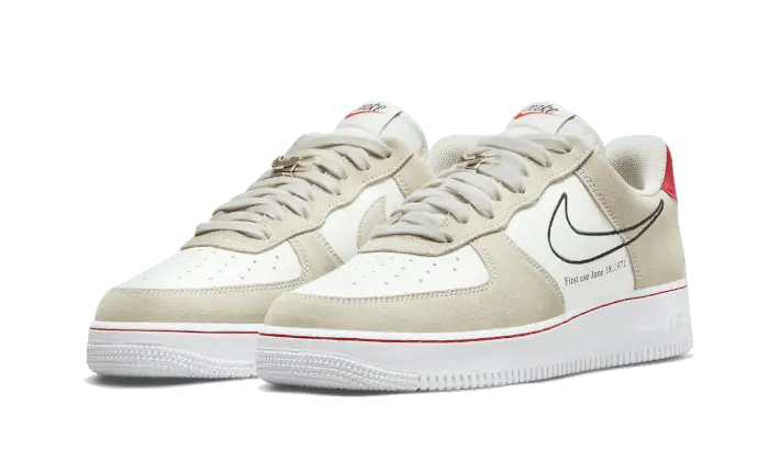 Nike Air Force 1 Low First Use Light Sail Red Nike