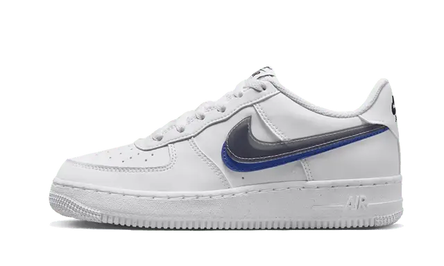 Nike Air Force 1 Low Impact Next Nature Double Swoosh White Black Blue Nike