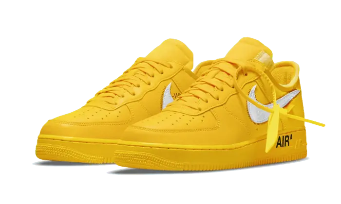 Nike Air Force 1 Low Off White University Gold Metallic Silver Nike