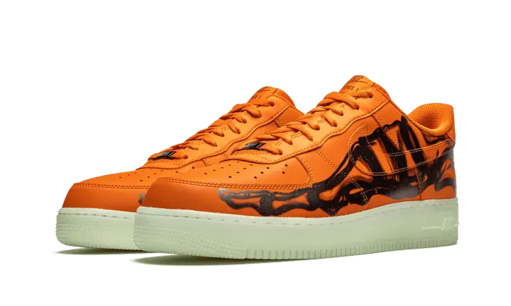 Nike Air Force 1 Low Orange Skeleton Halloween 2020 Nike