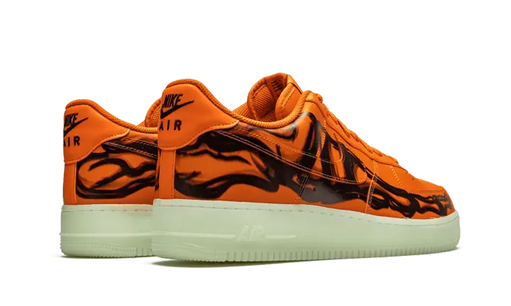 Nike Air Force 1 Low Orange Skeleton Halloween (2020) VOSneakers