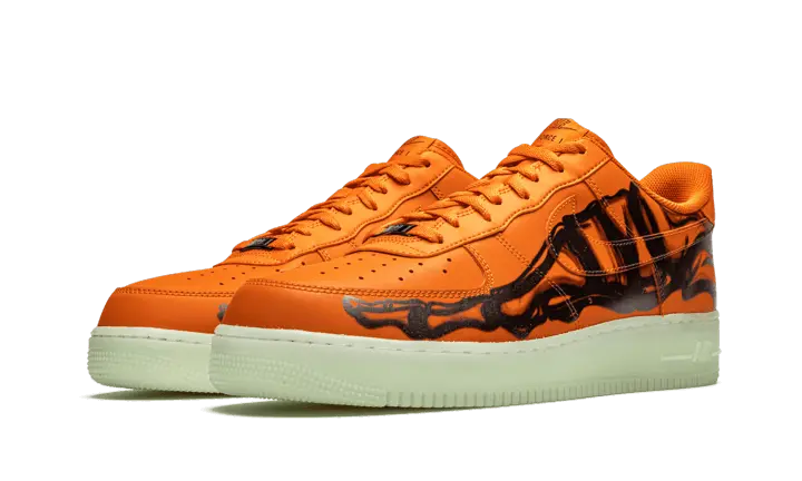Nike Air Force 1 Low Orange Skeleton Halloween (2020) VOSneakers