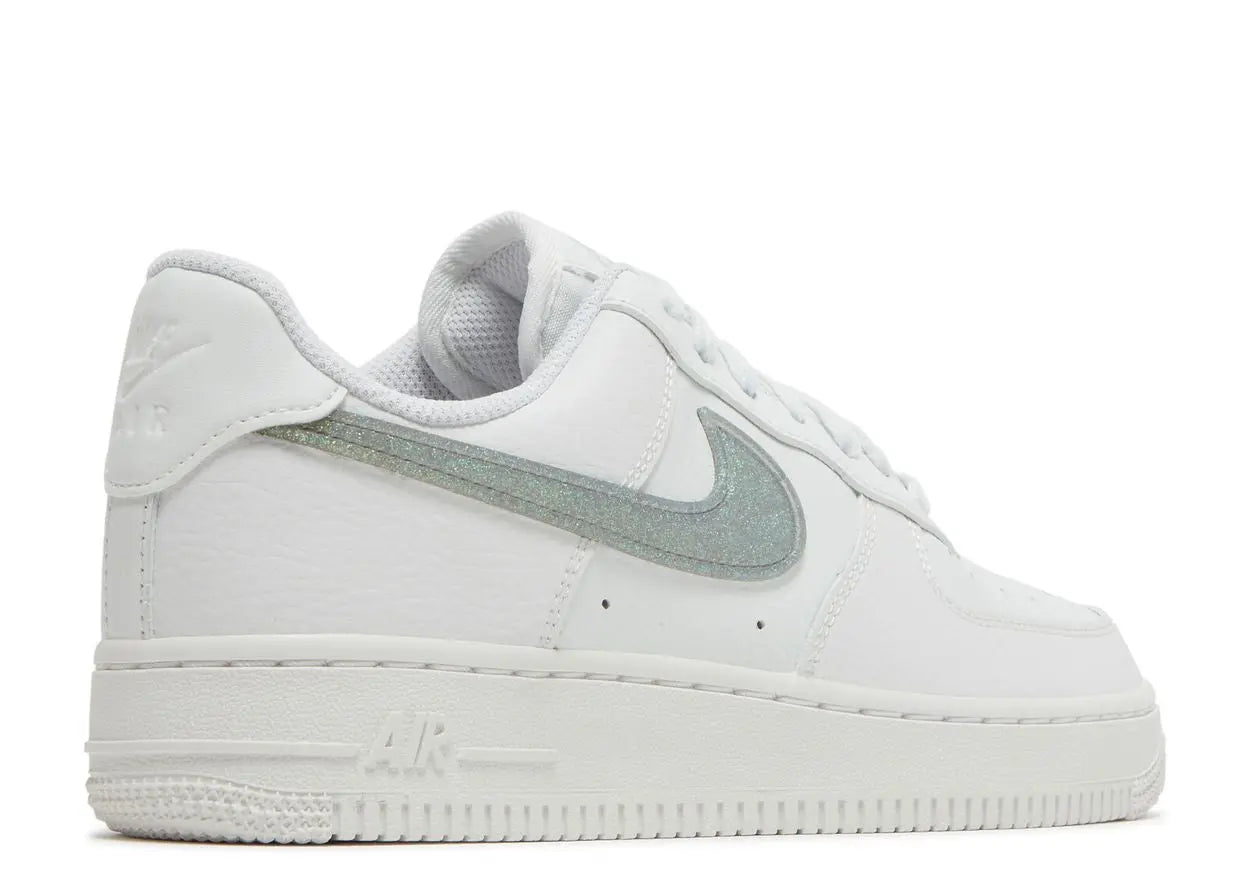 Nike Air Force 1 Low White Gold Glitter Swoosh Nike