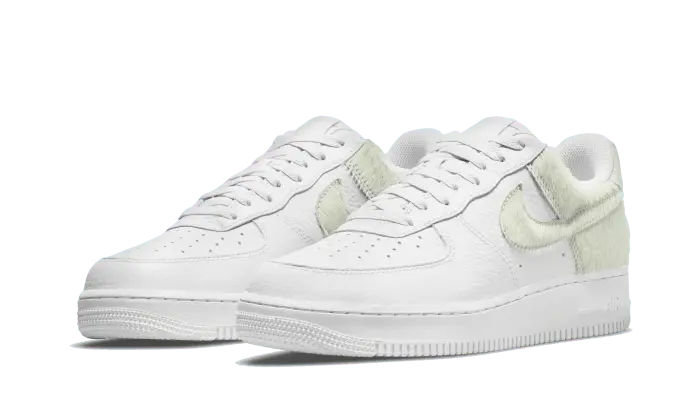 Nike Air Force 1 Low White Pony Hair Heel Nike