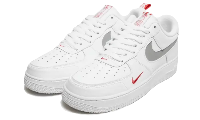Nike Air Force 1 Low White Red Mini Swoosh Nike
